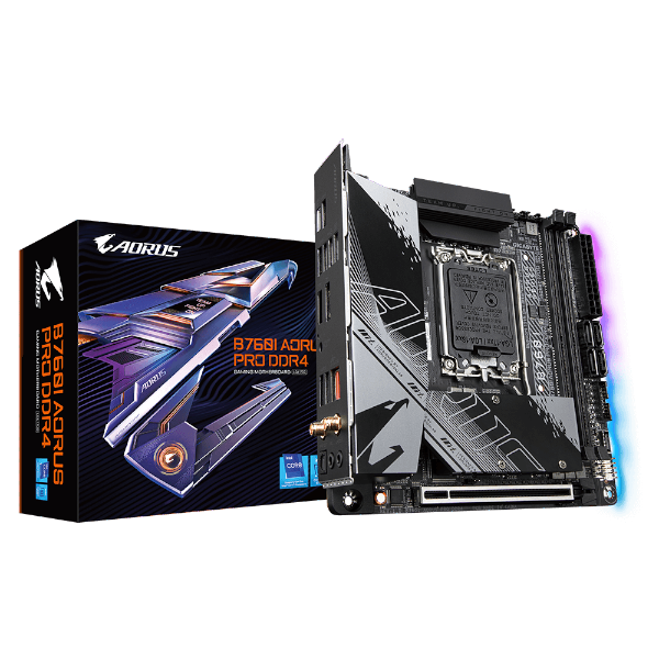 לוח אם Gigabyte B760I AORUS PRO DDR4 Micro-ITX DP HDMI