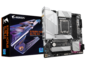 לוח Gigabyte B760M AORUS ELITE AX REV1.3 DDR5 mATX WIFI BT