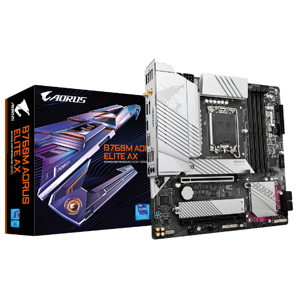 לוח Gigabyte B760M AORUS ELITE AX REV1.3 DDR5 mATX WIFI BT