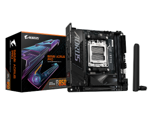 לוח אם GIGABYTE B850I AORUS PRO MINI-ITX WIFI 7 DDR5 BT AM5 2.5GB