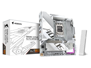 לוח אם Gigabyte B850M AORUS ELITE WIFI6E ICE M-ATX DDR5 AM5 2.5GB