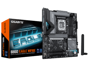 לוח למעבד דור 15 Gigabyte B860 EAGLE WIFI6E ATX 2.5GB LAN