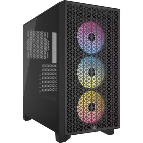 מארז Corsair 3000D RGB AIRFLOW Mid Tower CASE Black