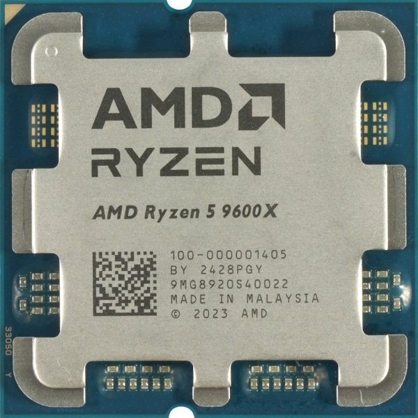 מעבד AMD Ryzen 5 9600X Tray up to 5.4GHz 6 cores Radeon Graphics