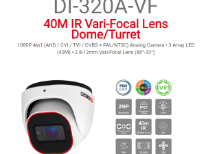 מצלמת כיפה Provision AHD DI-320A-VF 2MP Vari-Focal 40M IR