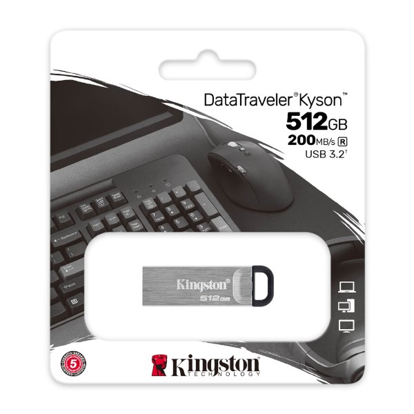 זכרון נייד Kingston DataTraveler Kyson 512GB USB3.2 Gen 1