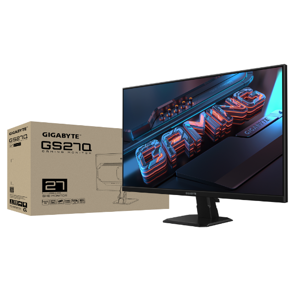 מסך גיימינג Gigabyte GS27Q SS IPS 2K QHD 1ms HDR READY 170HZ OC