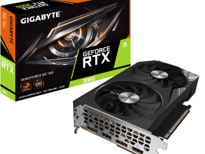 כרטיס מסך OC 12GB Rev 2.0  Gigabyte RTX 3060 Windforce 2