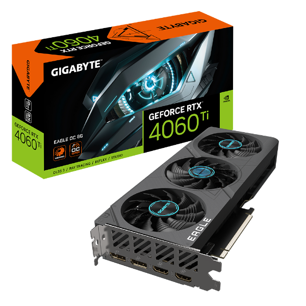 כרטיס מסך Gigabyte RTX 4060 Ti EAGLE OC 8GB 1XHDMI 3XDP