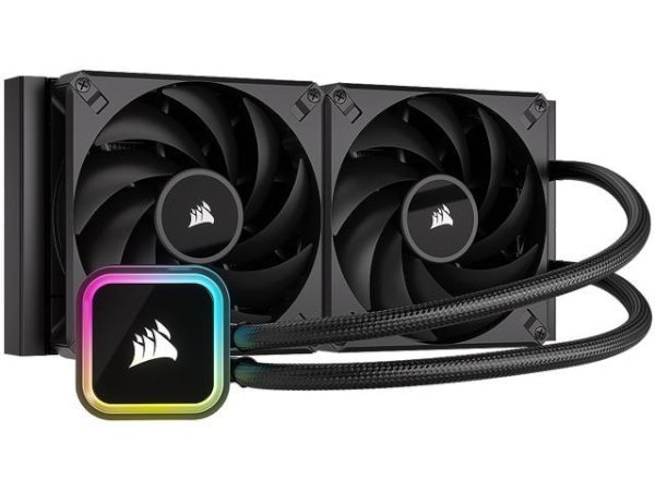 קירור נוזלי כפול Corsair ICUE H115i RGB ELITE AMD/INTEL 280mm