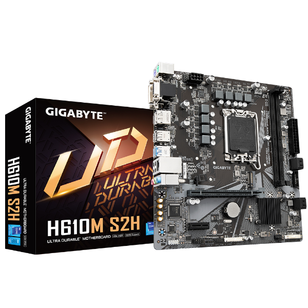 לוח למעבדי אינטל Gigabyte H610M S2H V2 Micro-ATX DDR5