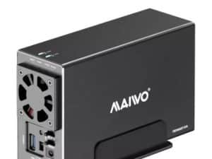 מארז חיצוני  ל-2 דיסקים MAIVO HDD 3.5 DUAL BAY USB3.2 RAID