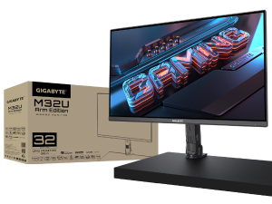 מסך גיימינג Gigabyte M32U Arm Edition 4K SS IPS 1Ms 144Hz Speaker