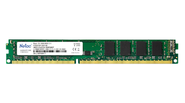 זכרון לנייח Netac 8GB DDR3 1600MHZ CL11