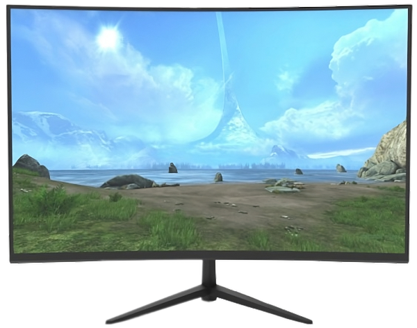 מסך גיימינג קעור Solid J239GCW8 23.8 FHD VA 180HZ 5MS DP HDMI