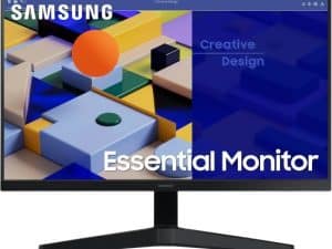 מסך SAMSUNG Essenial S3 S31C 23.8 FHD 5Ms IPS 75Hz FreeSync VESA