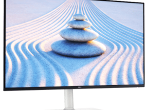 מסך מחשב שטוח לבן Dell 27 FHD IPS 100Hz 4ms Speakers Tilt Pivot
