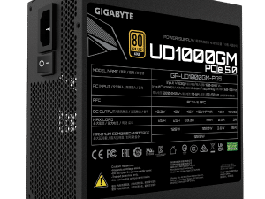 ספק כוח Gigabyte UD1000GM PG5 1000W PCIE 5.0 ready 80 PLUS Gold