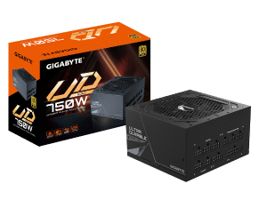 ספק כוח Gigabyte UD750GM 750W 80 Plus Gold Fully modular