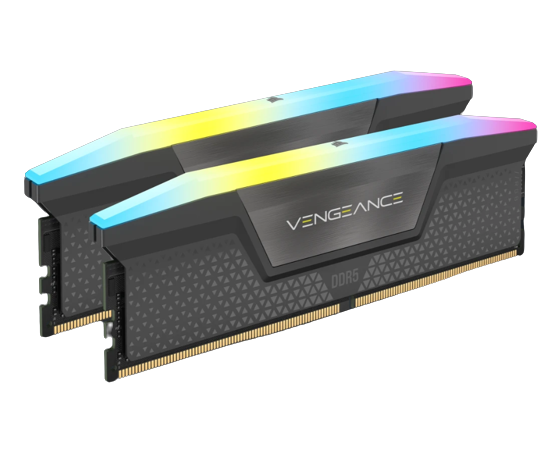 ז. לנייח Corsair Vengeance RGB 64GB 2X32 DDR5 5200Mhz C40