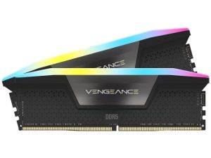 ז.לנייח Corsair Vengeance RGB DDR5 32GB 2X16 6200MHZ C36 kit BLK