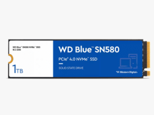 דיסק פנימי WD Blue SN580 1TB Nvme Gen4 2280 Up to 4150MB/s