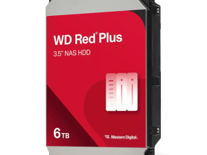 דיסק פנימי WD Red Plus 6TB NAS HDD 3.5 5400RPM SATA III