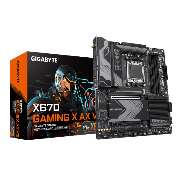 לוח Gigabyte X670 Gaming X AX V2 AM5 PCIE 5.0 DDR5 WIFI 6E