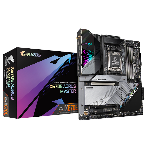 לוח Gigabyte X670E AORUS MASTER 1.1 AMD AM5 DDR5 WIFI 6E ATX