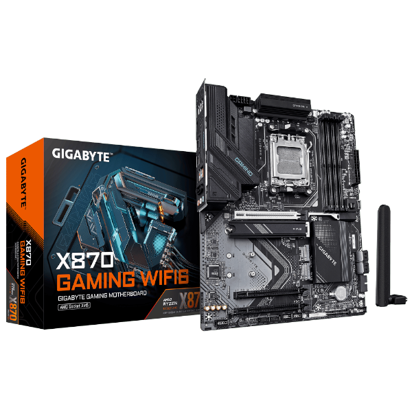 לוח אם GIGABYTE X870 GAMING WIFI6 ATX DDR5 AM5 BT 2.5GB LAN