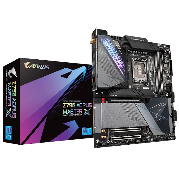 לוח לדור 12-14 Gigabyte Z790 AORUS MASTER X 10Gbe Lan WIFI7