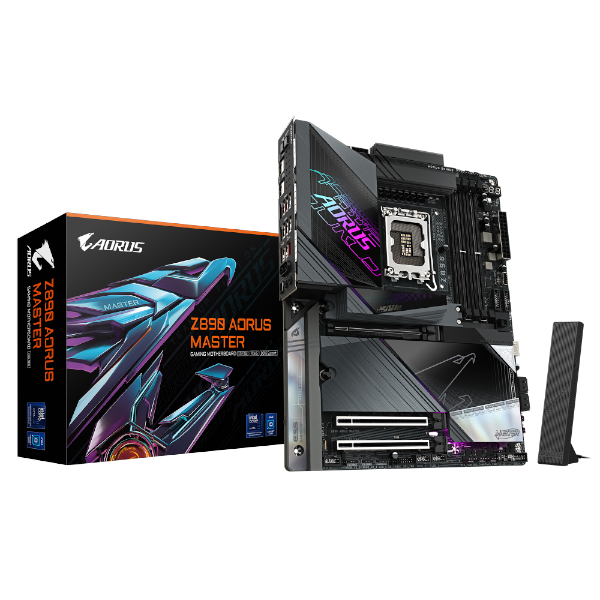 לוח לאינטל דור 15 Gigabyte Z890 AORUS MASTER 10GBE LAN WIFI7 ATX