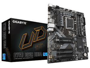 לוח Gigabyte B760 DS3H DDR4 ATX PCIE 4.0 DP HDMI LGA1700