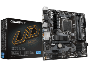 לוח Gigabyte B760M DS3H DDR4 LGA1700 MultiviewX4 Micro-Atx