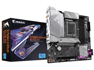 לוח Gigabyte B760M AORUS ELITE AX DDR5 Micro-ATX WIFI