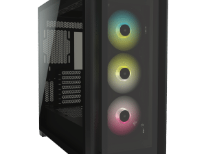 מארז CORSAIR iCUE 5000X RGB Tempered Glass Black