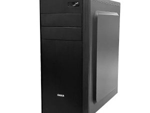 מארז שחור כולל ספק כוח SAMA CA-505 ATX Mid Tower Psu 500W USB3