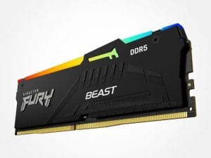 זכרון לנייח Kingston Fury Beast RGB 32GB DDR5 5200Mhz C40