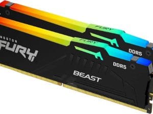 זכרון לנייח Kingston Fury Beast RGB 32GB 2C16 DDR5 5600MHZ C40