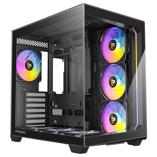 מארז שחור Antec C5 ARGB Mid-Tower ATX 7x ARGB FANS Incl Type-C