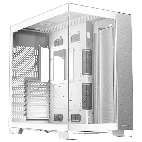 מארז Antec C8 Aluminum White E-ATX 3X360 Radiator Support Type-C