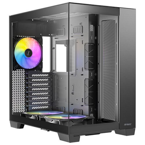 מארז שחור Antec C8 RGB E-ATX Mid-Tower 3X ARGB FANS Incl Black