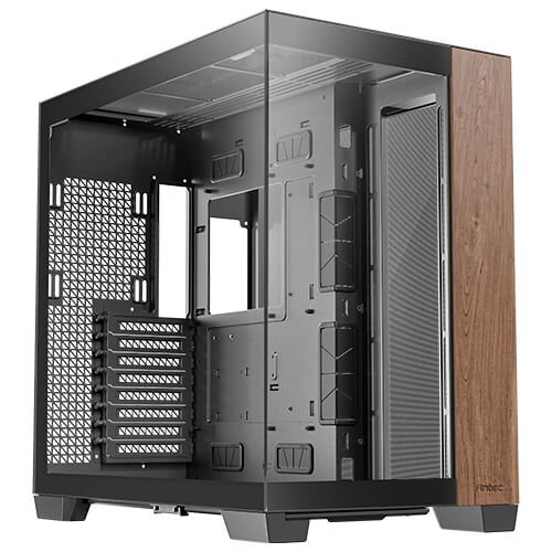 מארז Antec C8 Wood Black E-ATX 3X360 Radiator Support Type-C