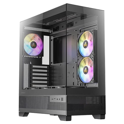 מארז שחור Antec CX700 ARGB BLACK ATX 3X120MM ARGB FANS USB-C