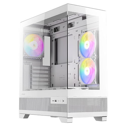 מארז לבן  Antec CX700 ARGB White ATX 3X120MM FANS ARGB USB-C