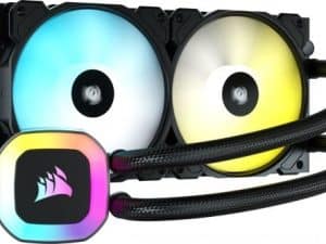קירור נוזלי Corsair H100 RGB 240mm Liquid CPU Cooler