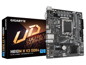 לוח לאינטל דור 12-14 Gigabyte H610M H DDR4 V3 REV1.0 VGA HDMI