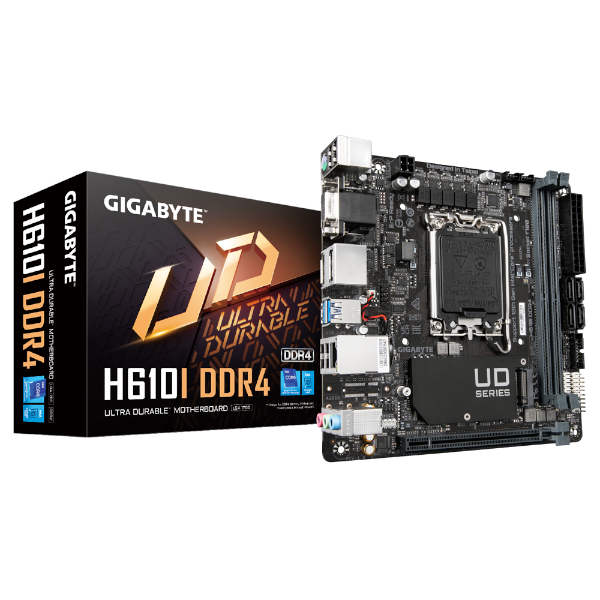 לוח אם Gigabyte H610i DDR4 Mini-ITX LGA1700 VGA HDMI 2XDP