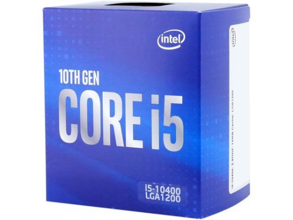 מעבד אינטל דור 10 Inte Core i5-10400 BOX 4.3Ghz 6Crs 12Thrd