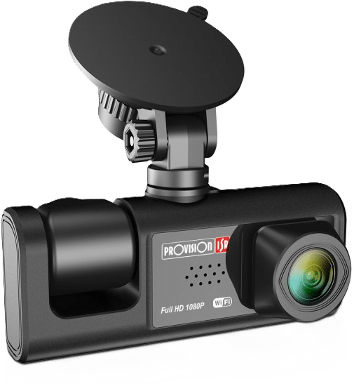 מצלמת רכב דו כיוונית PROVISION T2 Dual FHD WIFI CAMERA